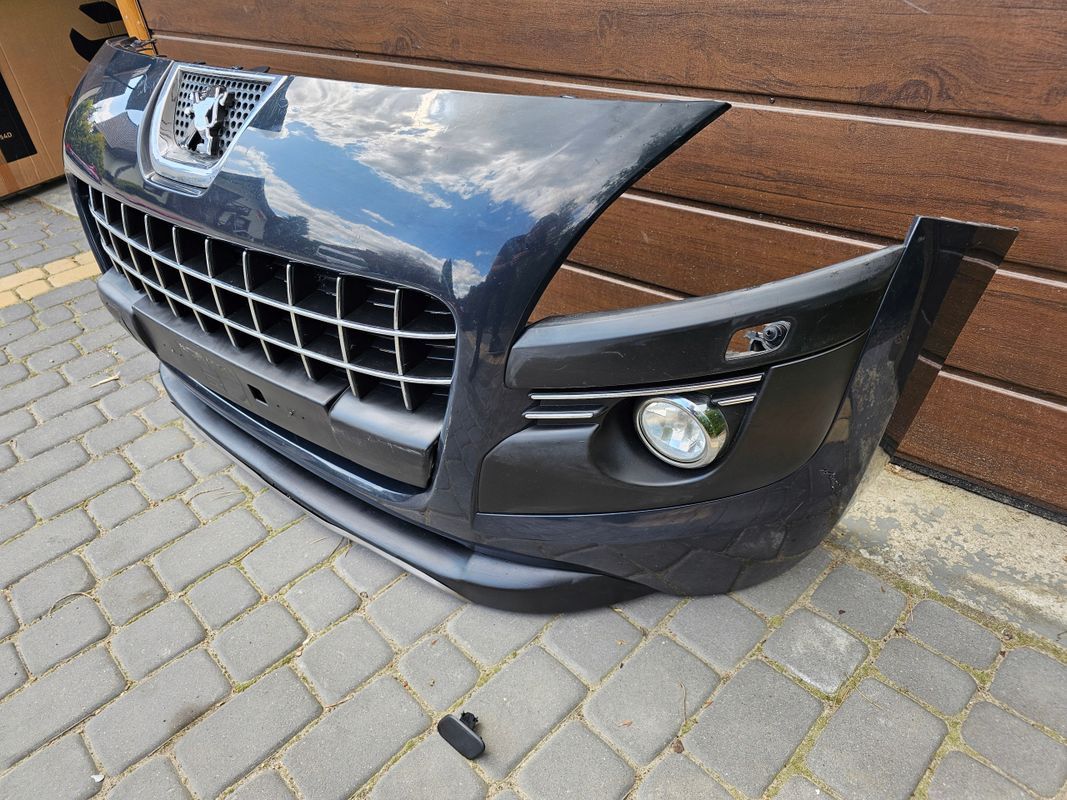 Zderzak Przedni Przod Peugeot 3008 I 09-16 xenon spryskiwacze podłoga