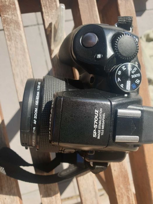 Aparat Olympus SP 570 UZ z oryginalną kartą xd 2gb