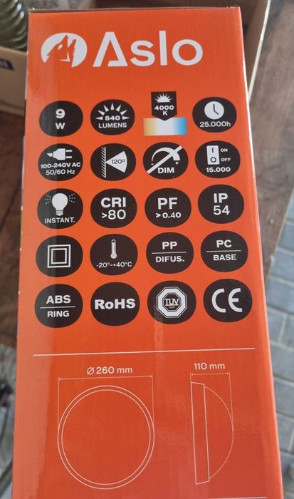 Apliques parede para exterior (novos)