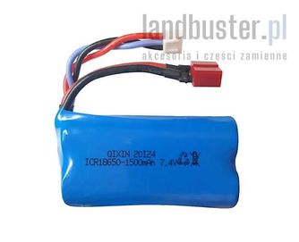 4WD12 akumulator 1500mAh 7.4V Li-Ion 2S T-Dean do Land Buster