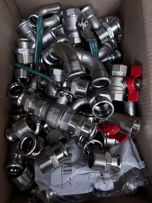 Sprzedam krztaltki inox zawory