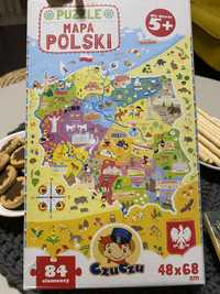 Puzzle Czu Czu Mapa Polski