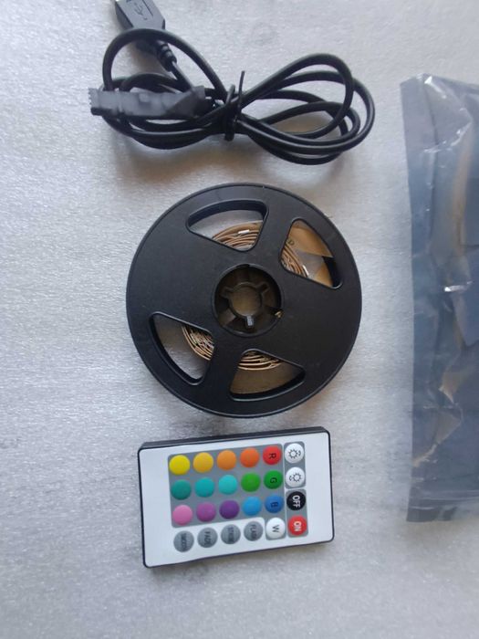 Taśma LED usb 2m RGB + Pilot