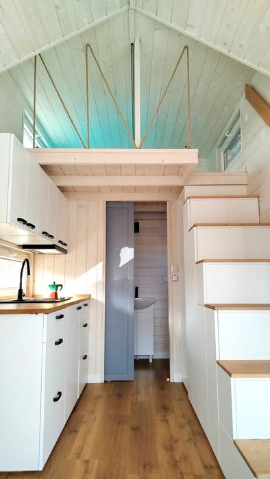 Tiny House , Domek na kołach, Dom mobilny, wykończony, wyposażony