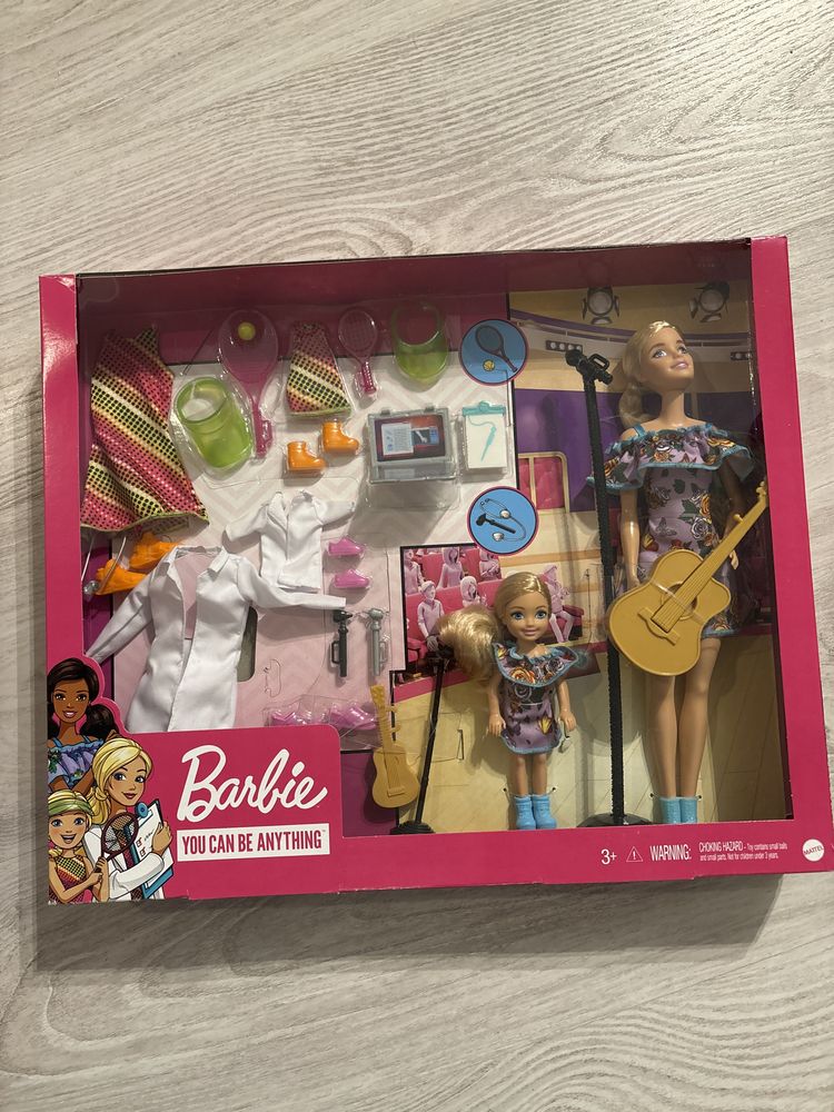 Barbie i chelsea 3 stylizacje