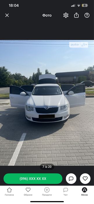 Продам Автомобіль Skoda Superb 2012