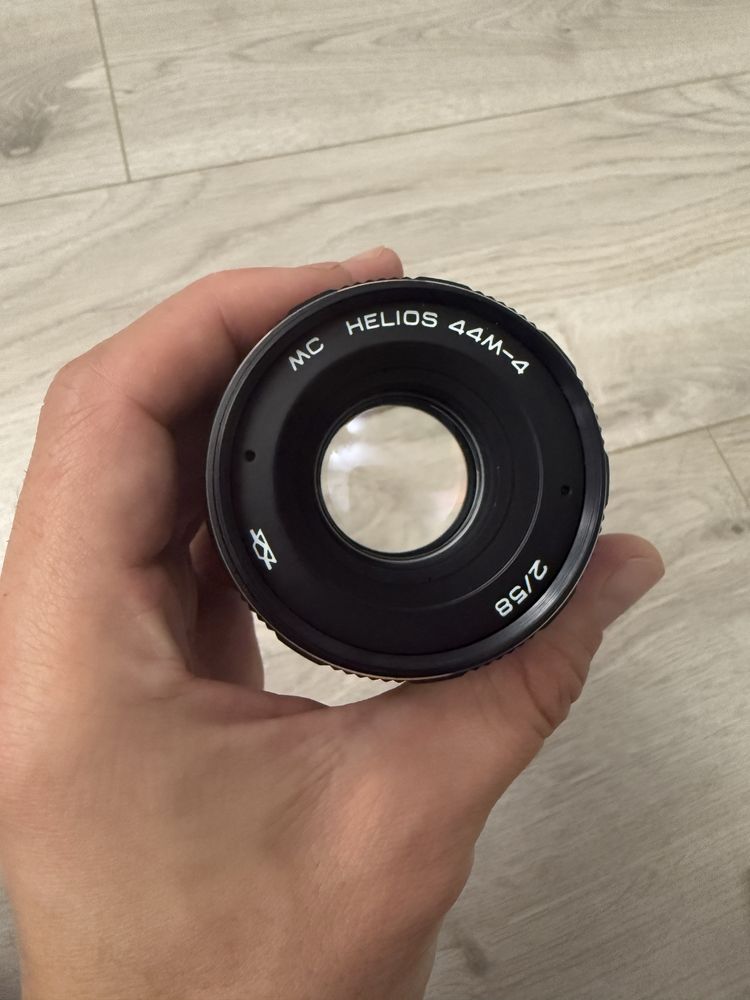 Helios 44m-4 plus adapter na Fuji