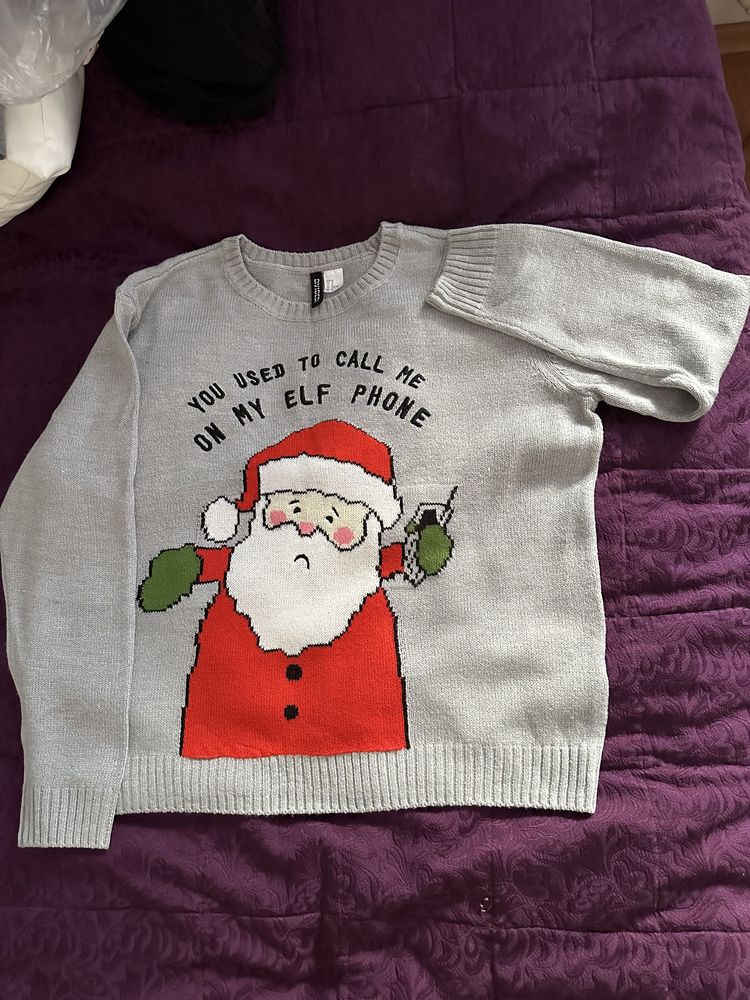 Новорічний светр, розмір М, H&M