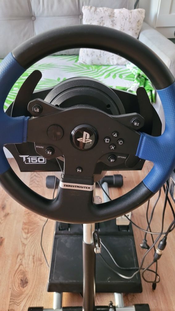 Playstation 5+gogle VR2+kierownica Thrustmaster T150 PRO+Shifter TH8