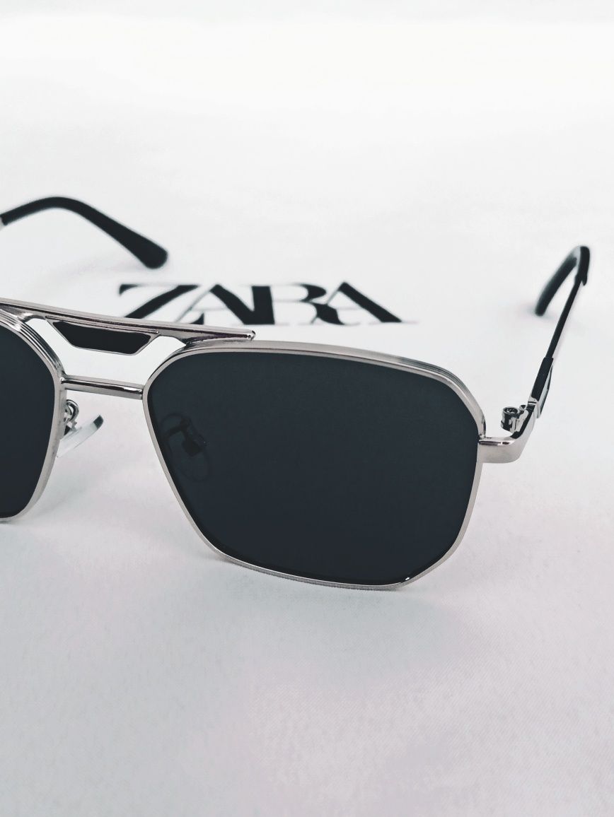 Zestaw 2 x Okulary przeciwsłoneczne męskie w stylu Casual Zara
