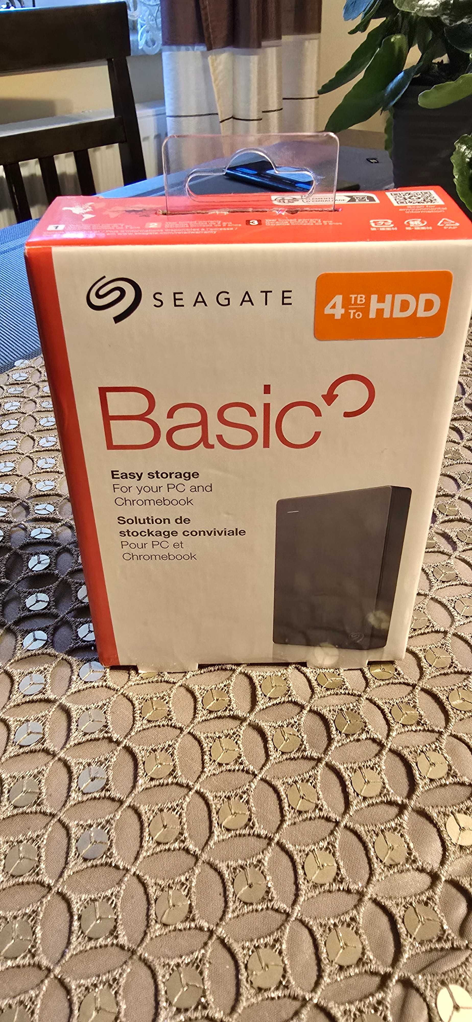 Dysk zewnętrzny Seagate 4 TB  Nowy