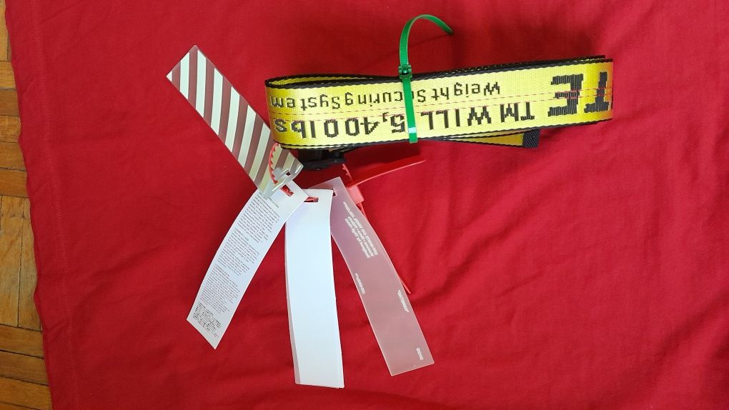 Nowy pasek OFF WHITE 2 metry 3.5cm szeroki