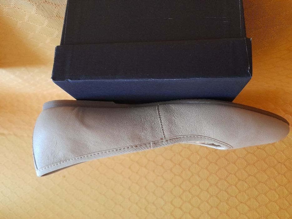 Baleriny beżowe Nowe