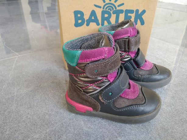 Зимние ботинки сапоги бартек bartek 21р (13.5см), сапожки ботиночки
