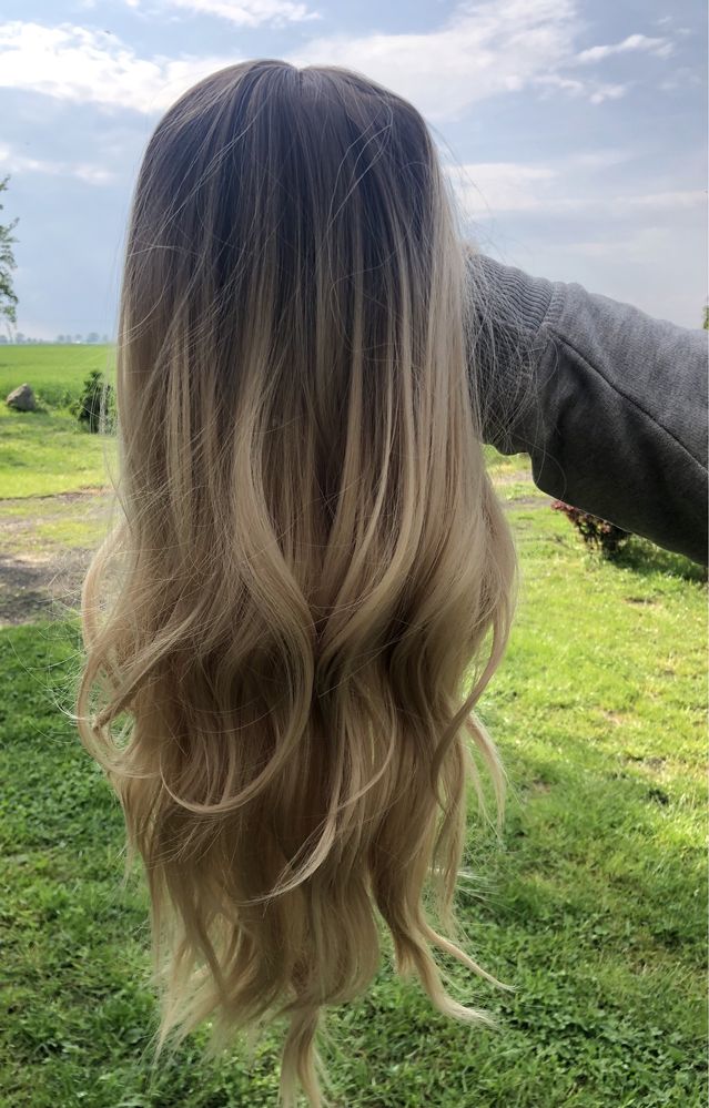 Peruka syntetyczna vebonny blond ombre