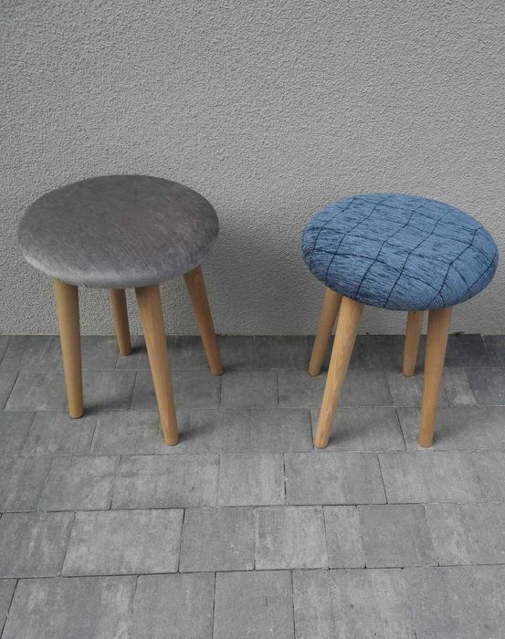 Taboret tapicerowany