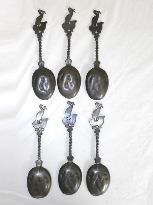 Colheres de Nascimento (6 un) - Estanho