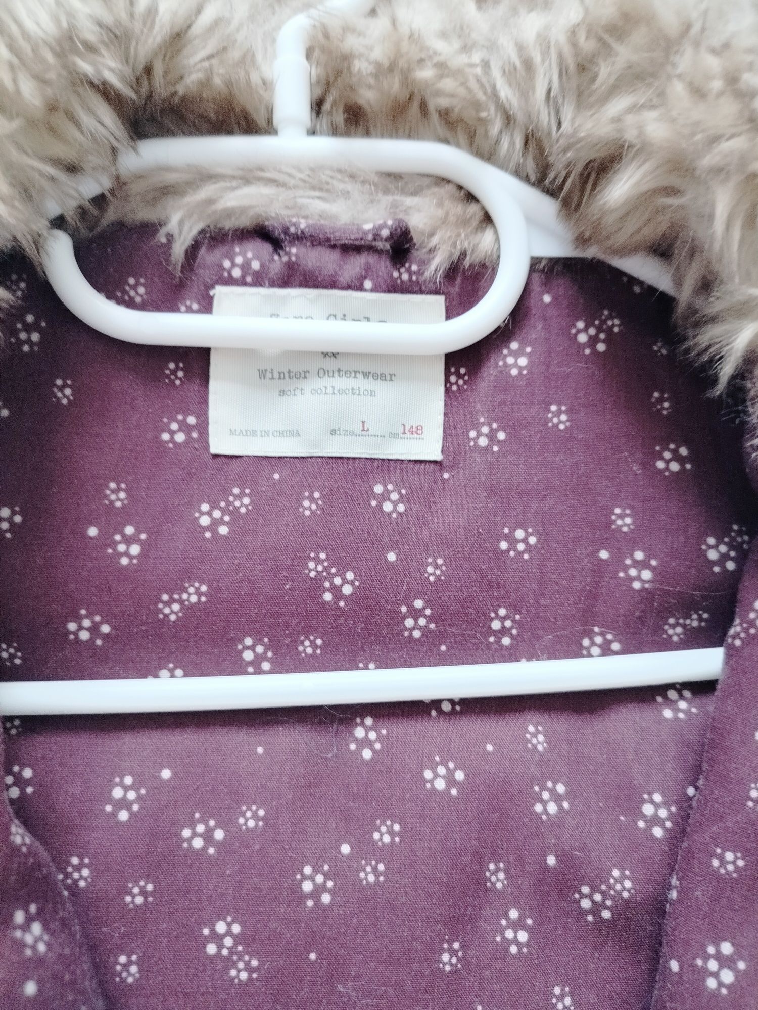 Kamizelka bezrękawnik futerko dziewczęcy Zara girl 146