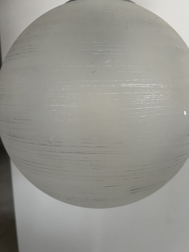 Lampa wisząca szklana kula 30 cm