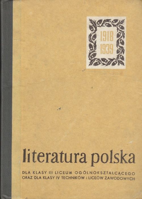 Literatura polska. Dla III klasy liceum.