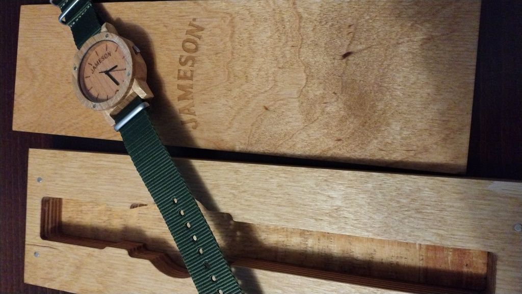 Zegarek Jameson Whisky plantwear drewniany