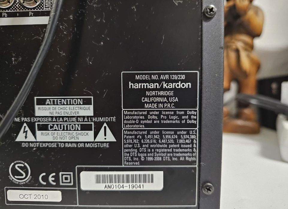 5.1 Amplituner Harman Kardon AVR 139/230 5 x 70 W