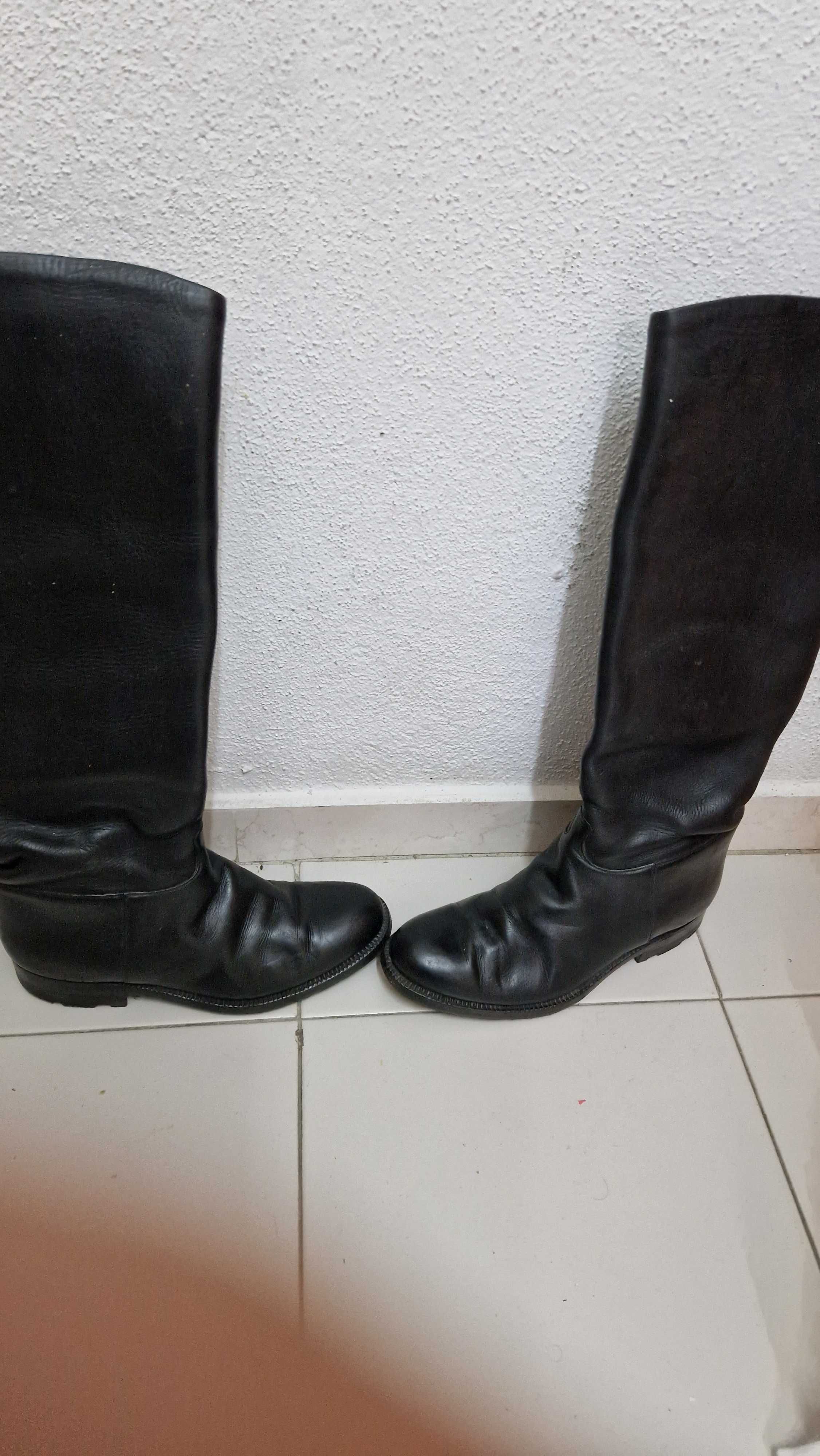 Botas de montar cabedal 42