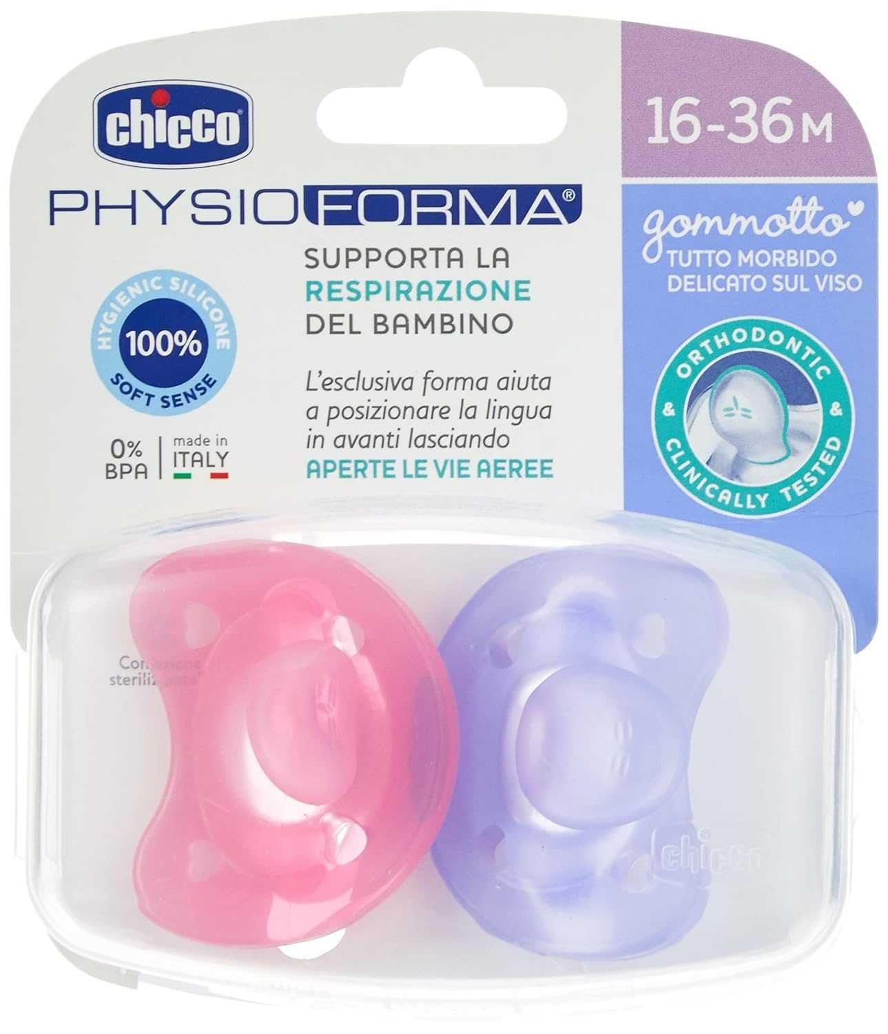 Chicco Smoczek Physio Soft, zestaw 2 szt