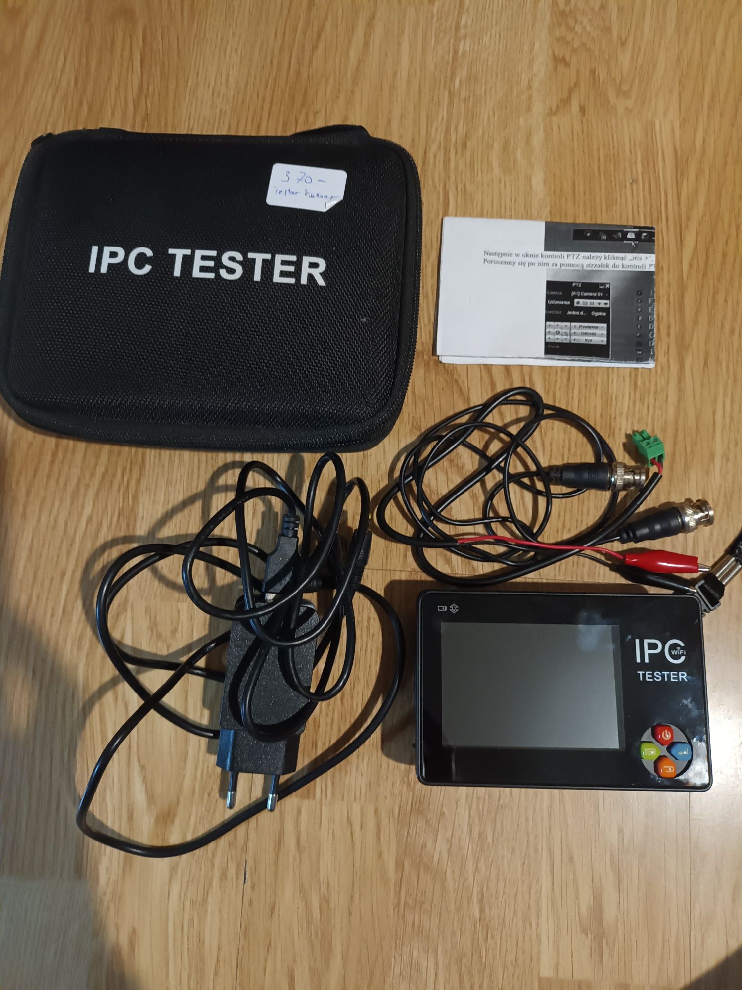 Miernik,tester kamer CCTV+IP Spacetronik SP-IPT03