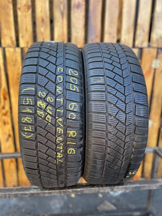 Шини 205/60 r16 бу зимові Continental