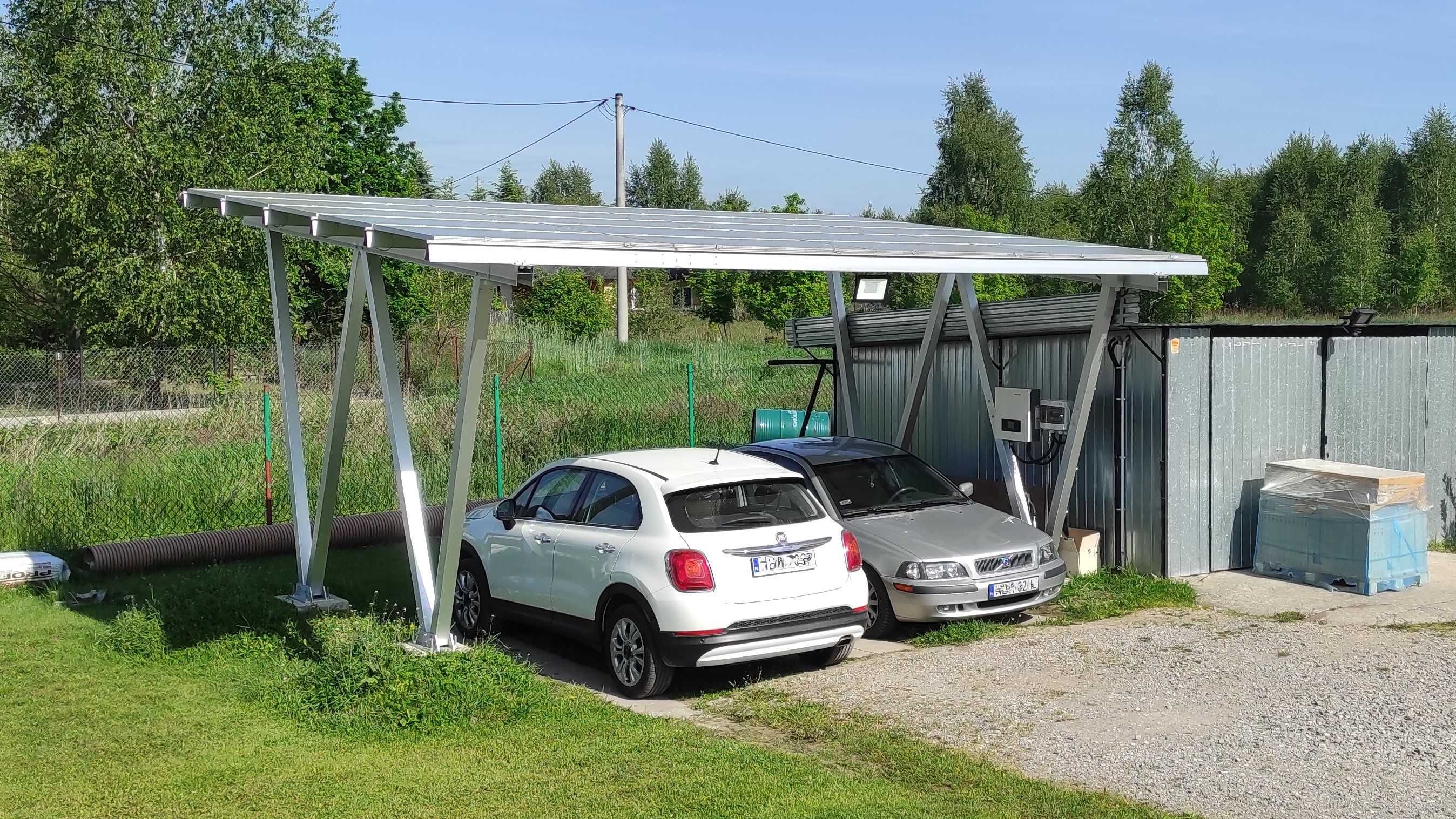 Carport - Wiata fotowoltaiczna 2w1