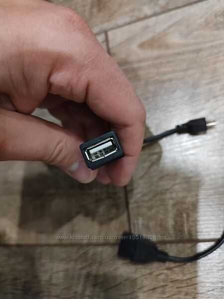 Перехідник кабель micro USB to USB 2.0 OTG адаптер