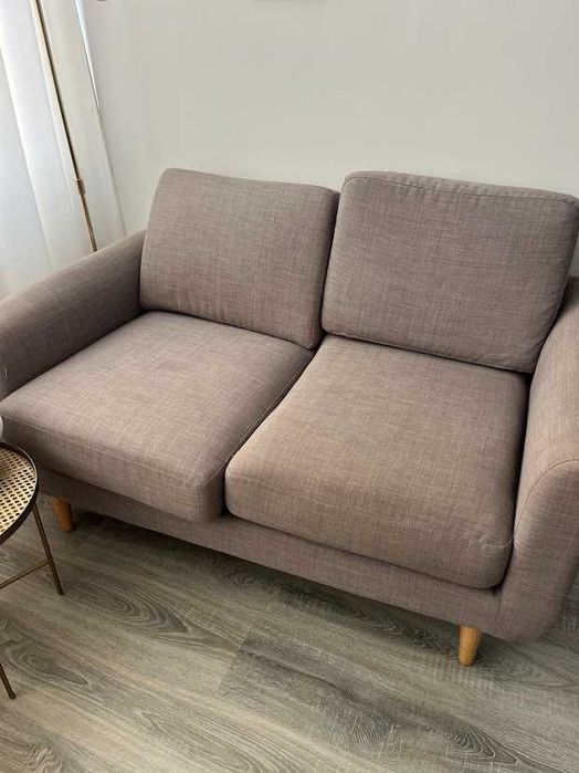 Sofá LA REDOUTE 2 lugares em poliéster/algodão, Jimi