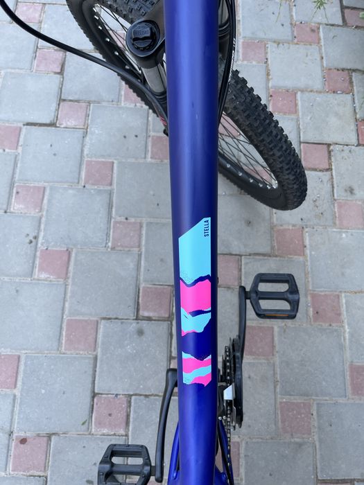 Велосипед жіночий гірський Pride Stella 27.5" S Фіолетовий