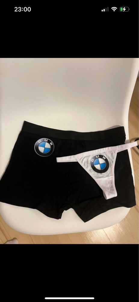 bielizna dla par majtki bmw