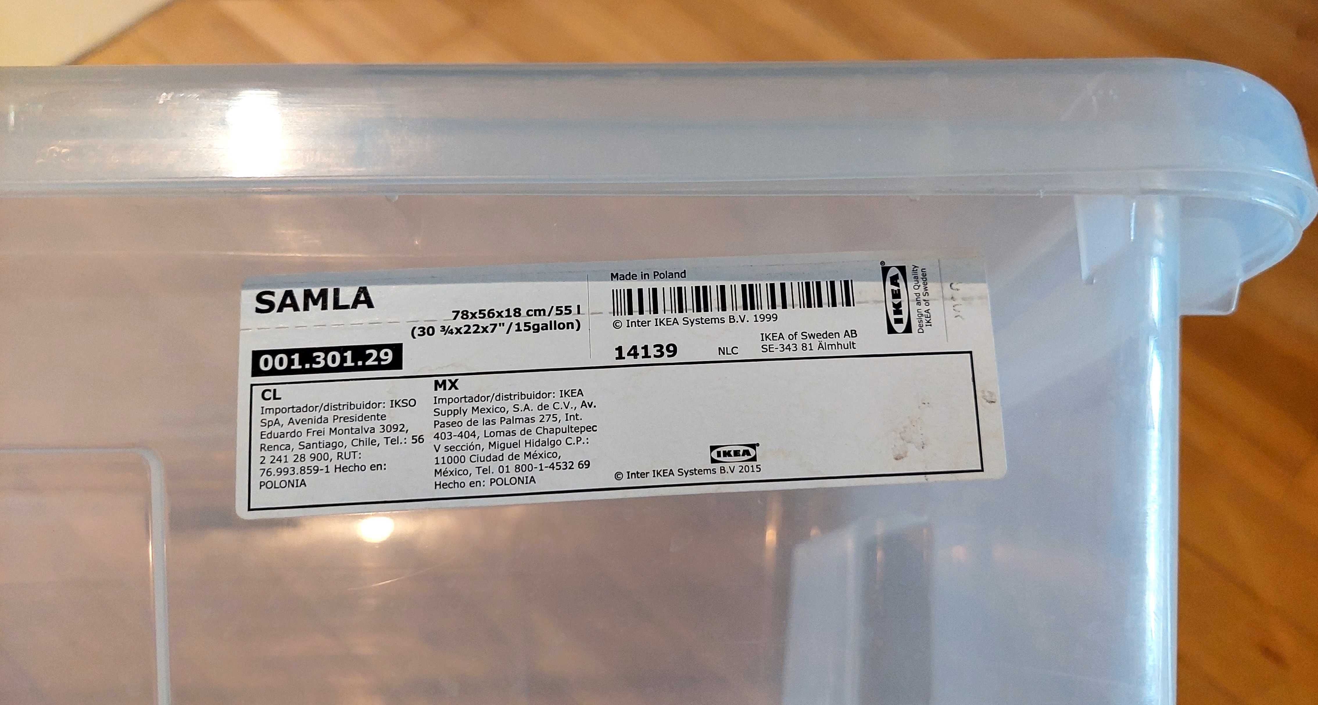 Pojemnik skrzynia IKEA SAMLA