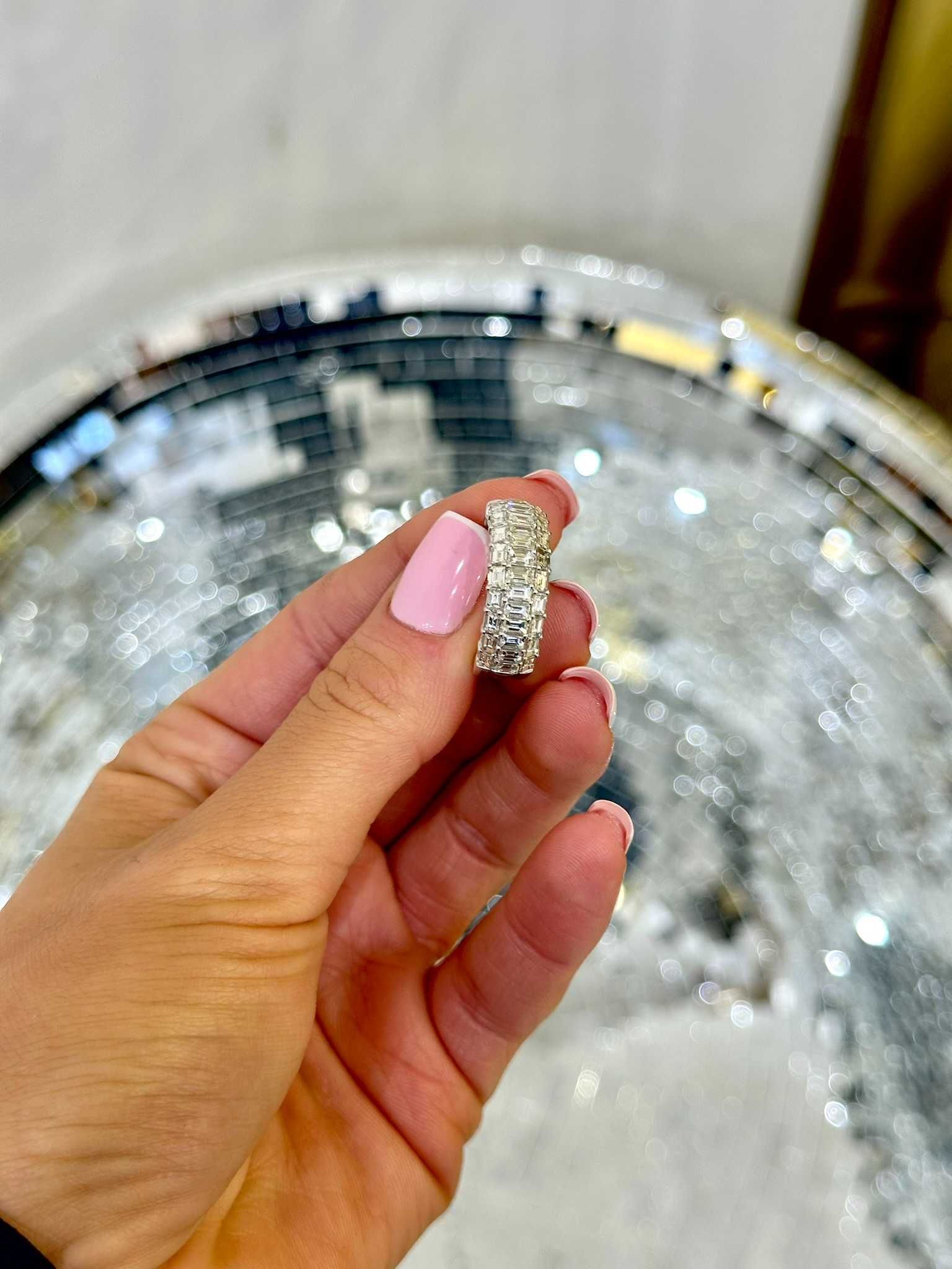 Pierścionek obrączka z diamentami naturalnymi 2.40 Ct