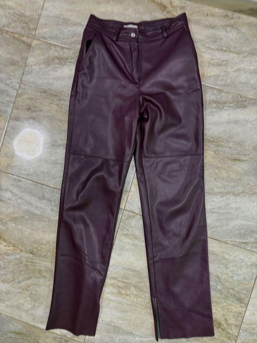 Штани з еко шкіри