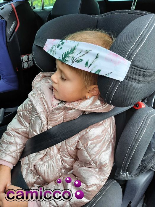 OPASKA PODTRZYMUJĄCA GŁOWĘ dziecka w PODRÓŻY opaski do fotelika auta