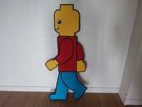 Ludzik LEGO - ręcznie malowana dekoracja - ponad 100 cm wysokości! :)