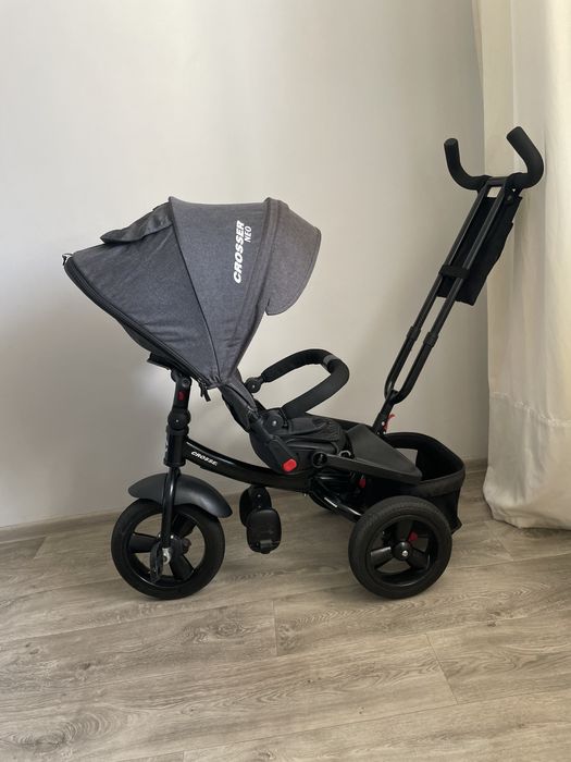 Crosser T-400 NEO ECO Air Gray – дитячий триколісний велосипед