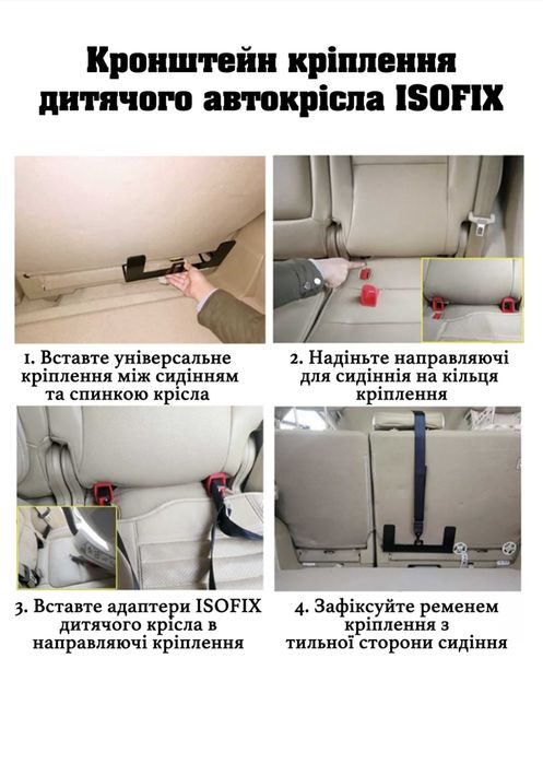 Кріплення ISOFIX для автолюльок та автокрісел