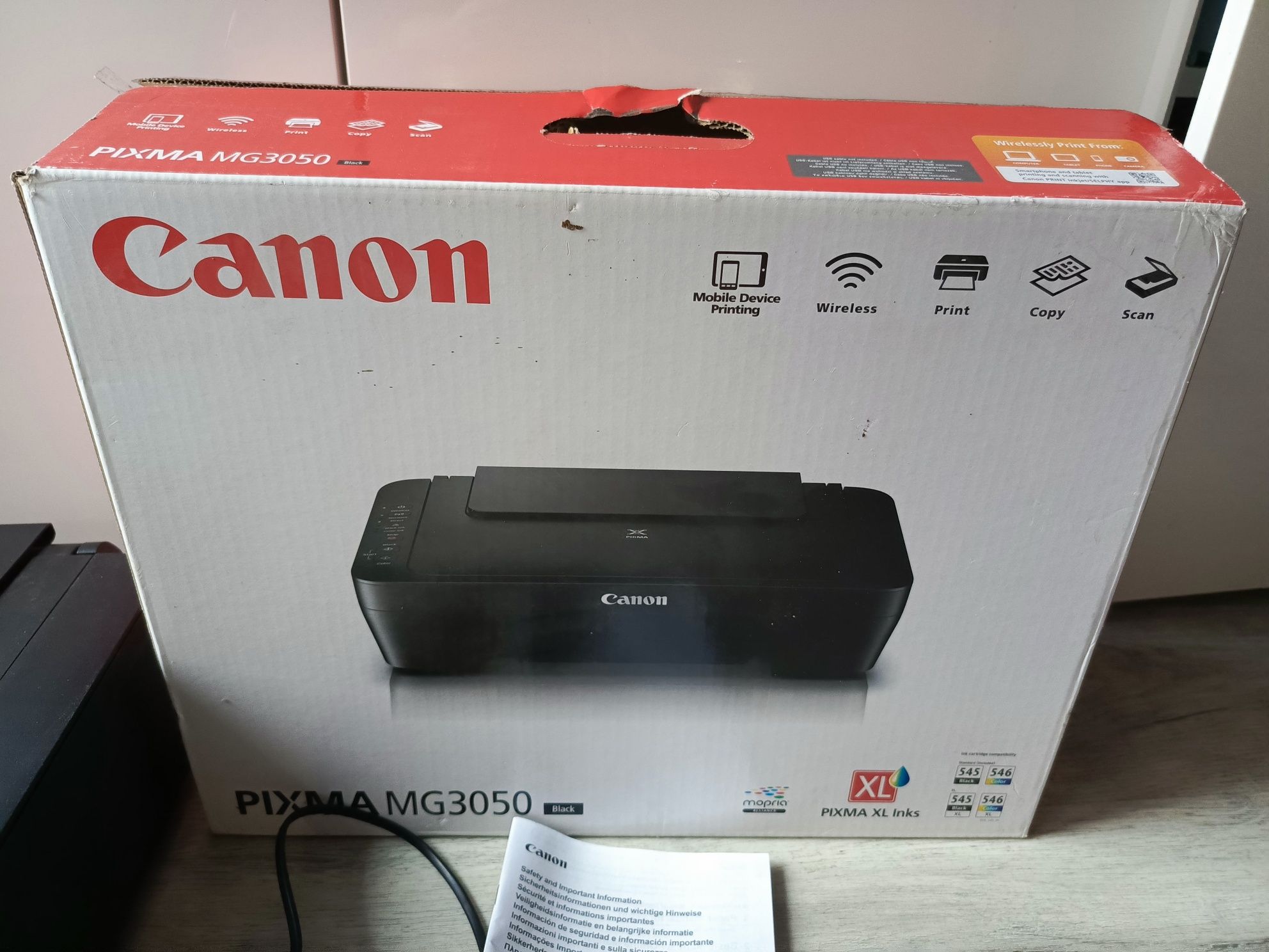 Drukarka Canon PIXMA MG3050 wifi urządzenie wielofunkcyjne 3w1