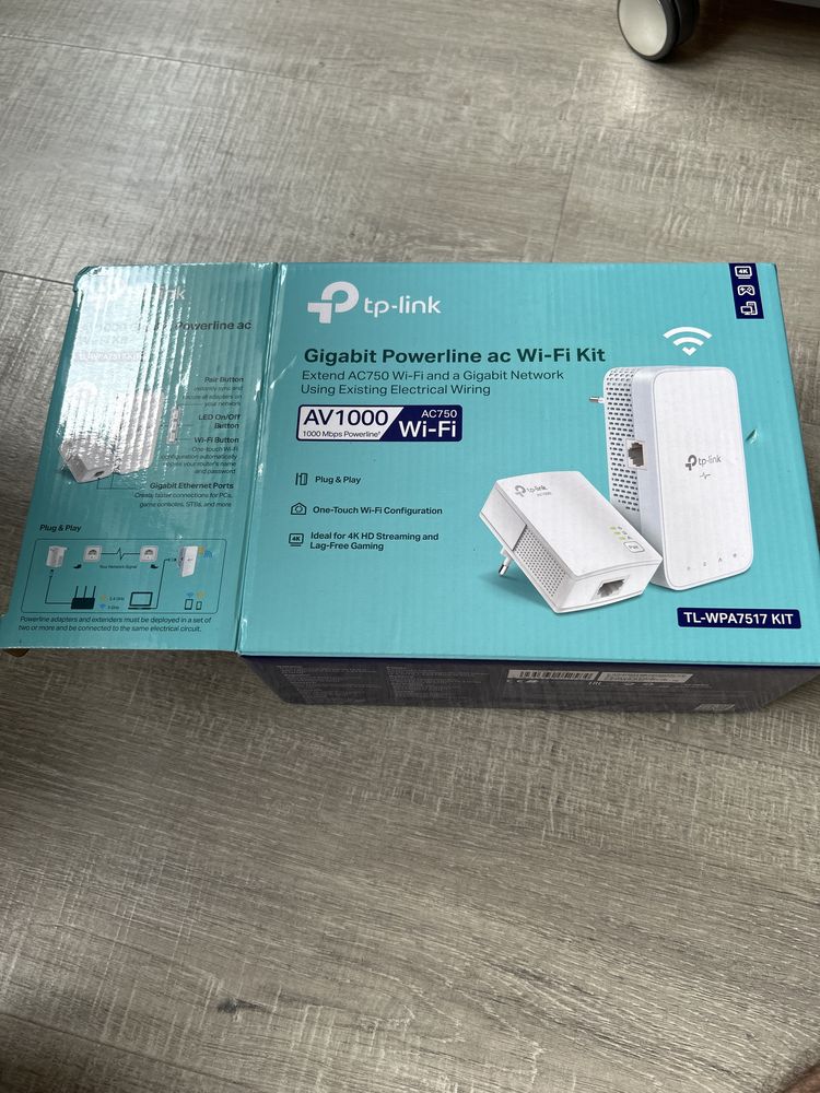 Tplink AV 1000 com AC 750 wi-fi