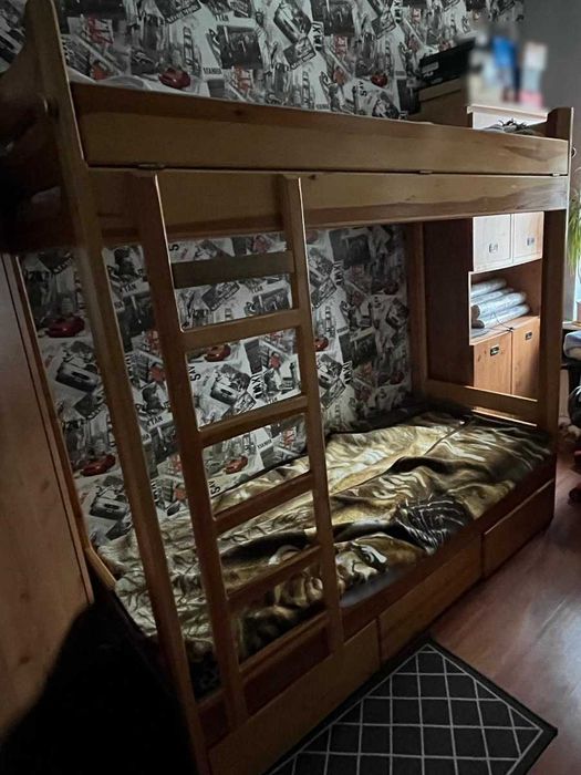 Sprzedam łóżko piętrowe drewniane
