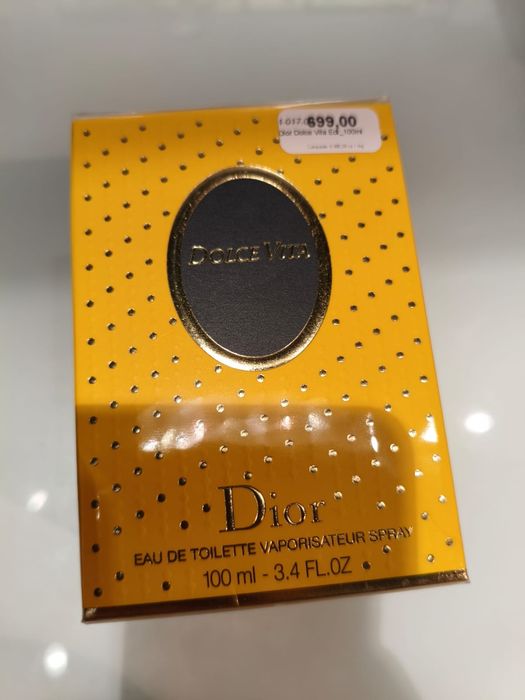 Dolce Vita marki Dior EDT 100ml. Nowy w folii