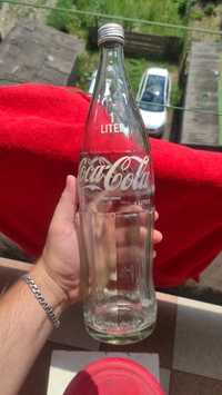 Коллекционная бутылка Coca Cola 1L стекло.Кока кола 1л 1989 год рік