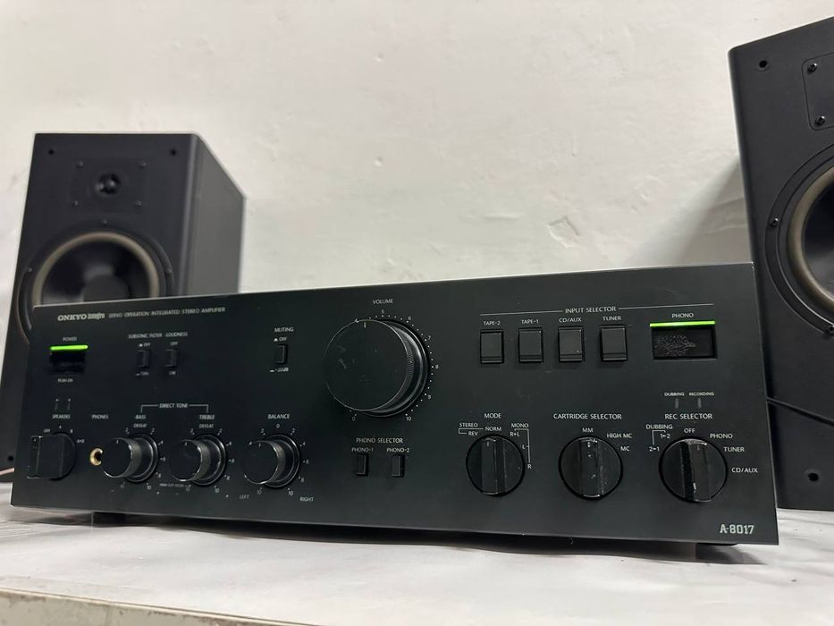 +Wzmacniacz stereo Onkyo A-8017, 2 x 115 W, Japan