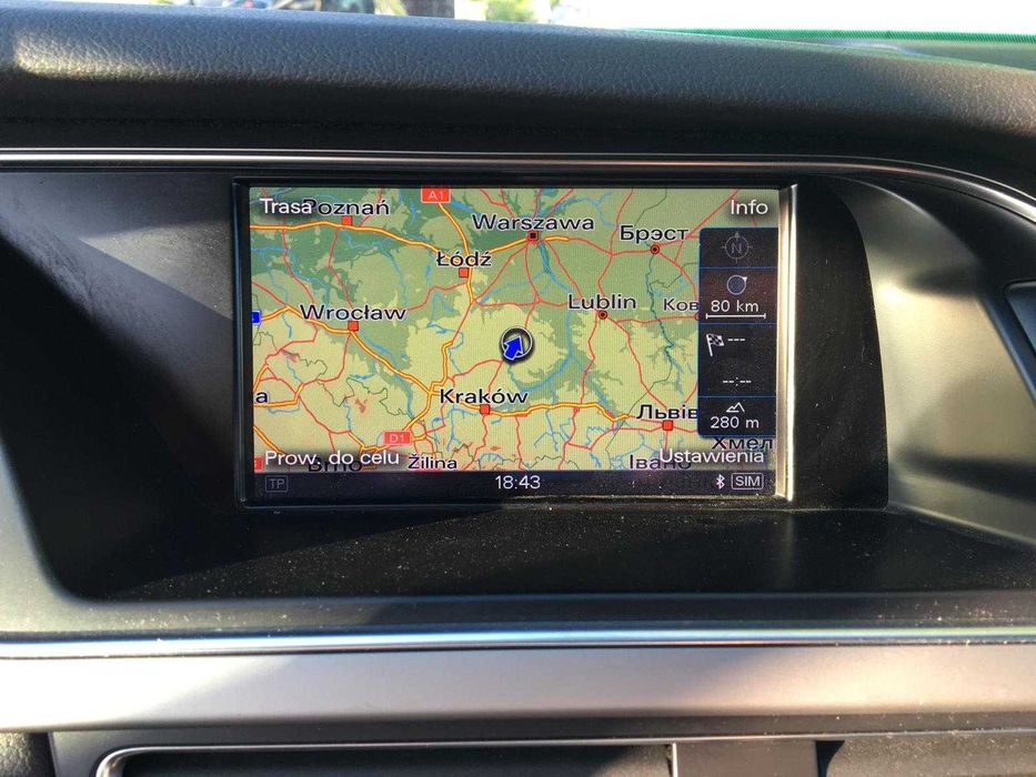 Konwersja USA -> EU | Polskie menu | Audi A4, A5, A6, A7 A8, Q5, Q7