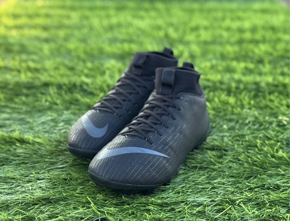 Nike Mercurial SUPERFLY 6 ACADEMY GS FG/MG 38,5р/24см бутсы,копы,копи